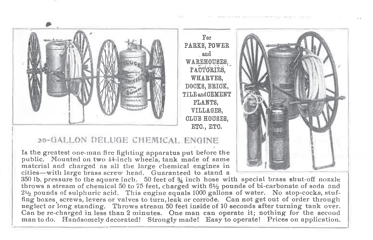 Sutphen Extinguisher Cart