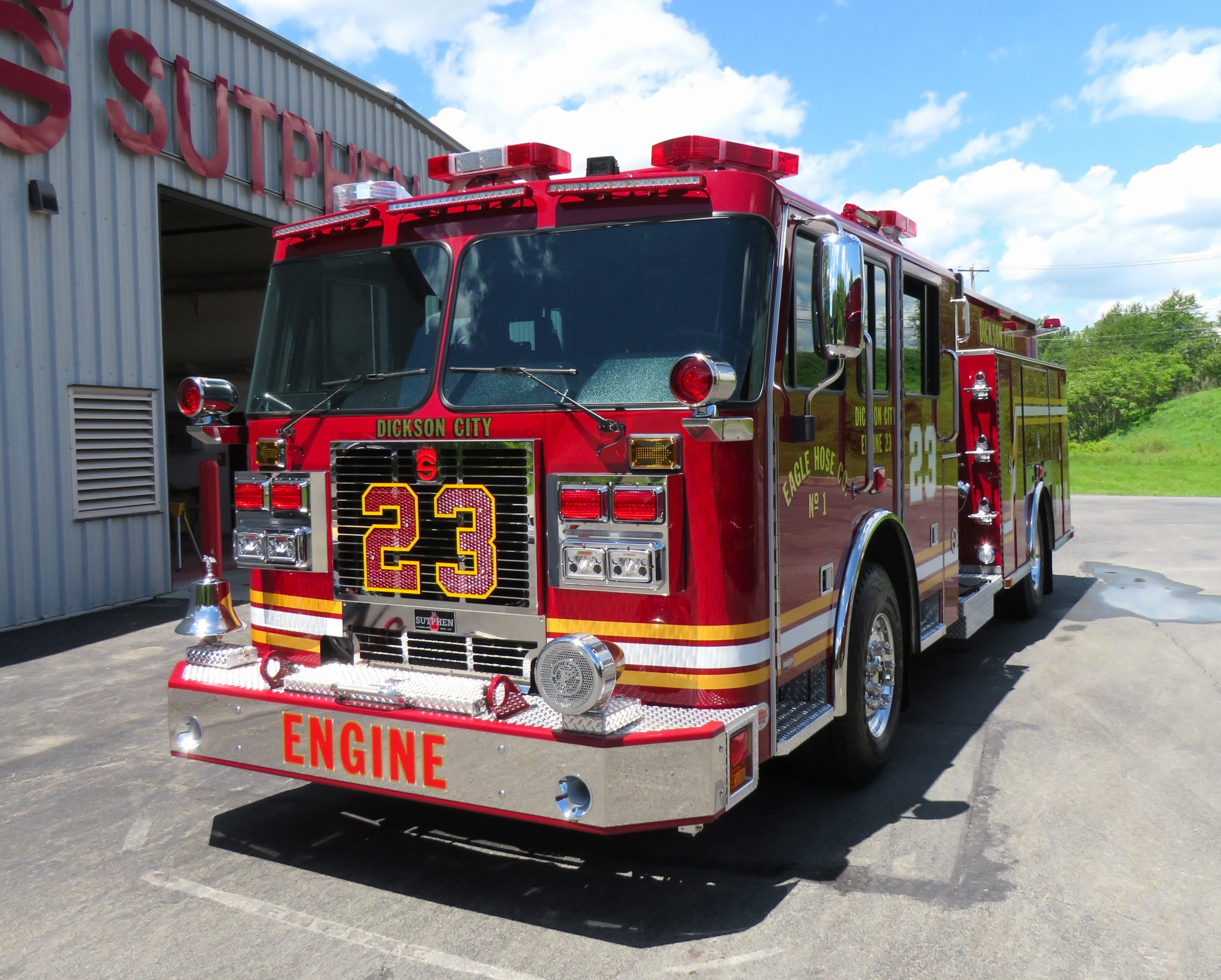 Dickson City Fire Department, PA - Driver Side - Grille