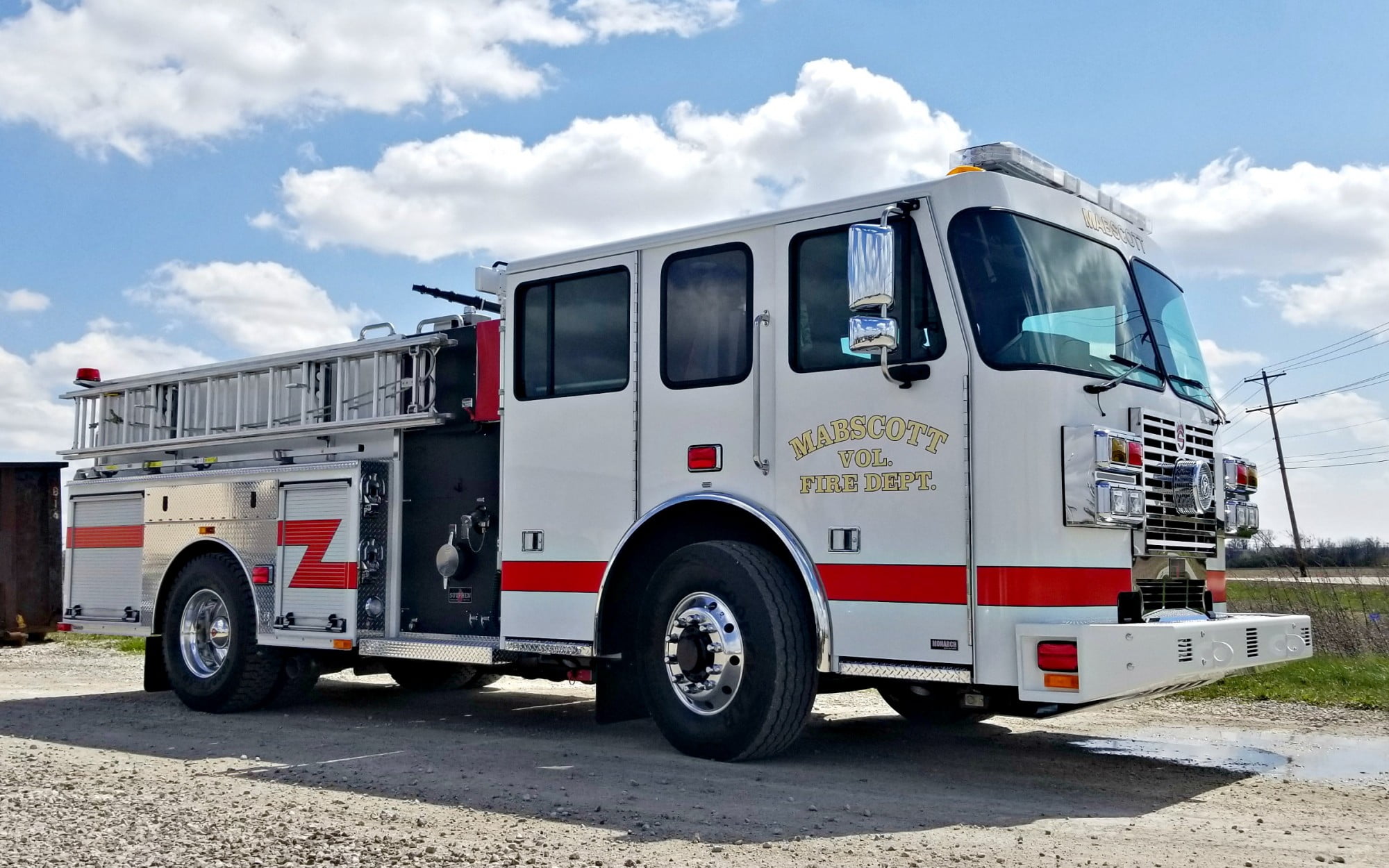 Orlando FL E5 Sutphen pumper Fire Apparatus Slide